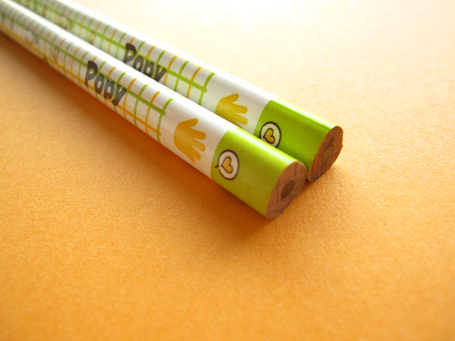 Photo: 2 pcs Kawaii Cute Wooden Pencils Set Pompompurin *2B