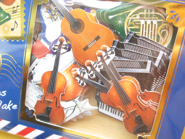 Photo: Sticker Flakes Sack Bon Voyage Kamio Japan Scrapbooking *Orchestra (44611)