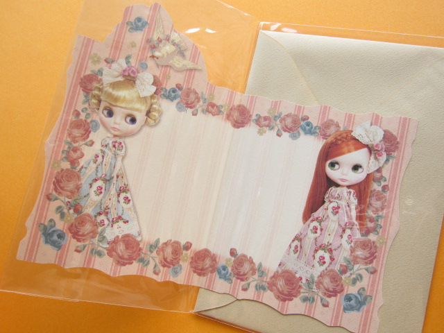 Photo: Kawaii Cute Blythe Greeting Message Card *Bonjour 