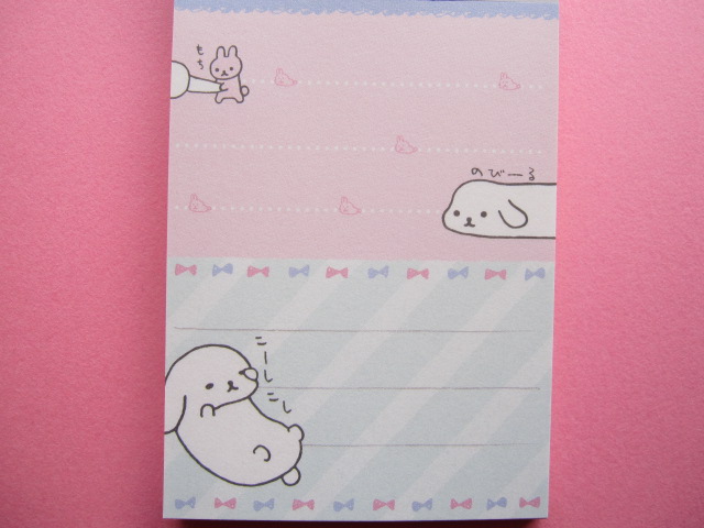 Photo: Kawaii Cute Mini Memo Pad San-x *Mofutans  (MM 24501-04)