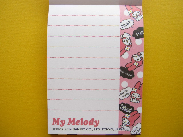 Photo: Kawaii Cute Mini Memo Pad Sanrio Japan Exclusive *My Melody (10487) 
