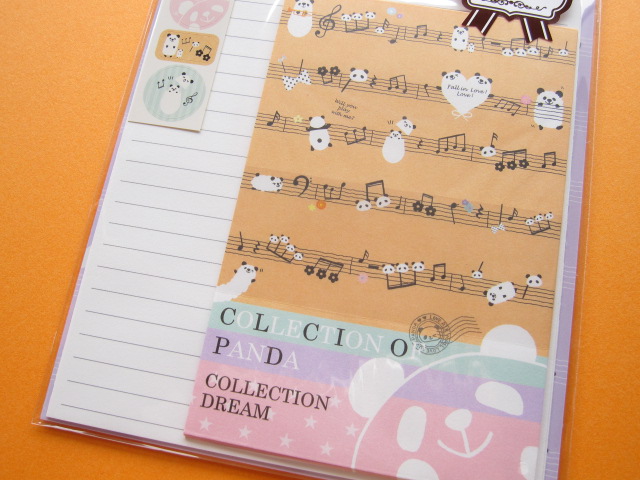 Photo: Kawaii Cute Letter Set Crux *COLLECTION OF PANDA (08015)