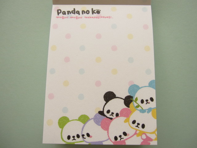 Photo: Kawaii Cute Mini Memo Pad Kamio Japan *Pandanoko (37680)