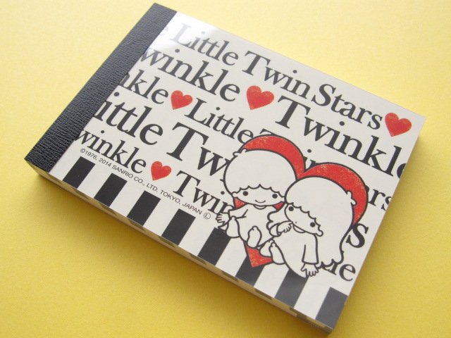 Photo1: Kawaii Cute Mini Memo Pad Sanrio Japan Exclusive *Little Twin Stars (11125) 