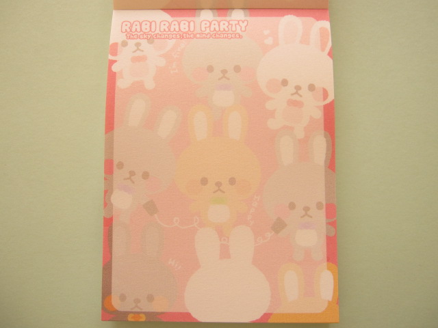 Photo: Kawaii Cute Mini Memo Pad Q-LiA *RABI RABI PARTY (90519) 