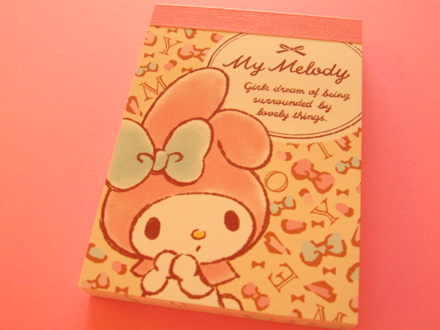 Photo1: Kawaii Cute Mini Memo Pad Sanrio Japan Exclusive *My Melody (64126) 