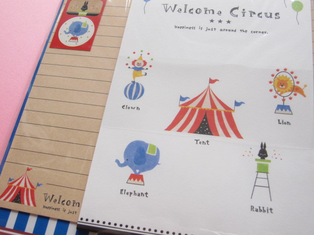 Photo: Kawaii Cute Letter Set Crux *Welcome Circus (08011)