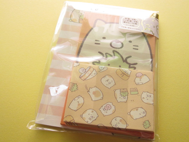 Photo1: Kawaii Cute Mini Letter Set San-x *Sumikkogurashi ねこ (LH 49501)