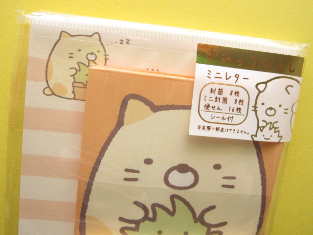 Photo: Kawaii Cute Mini Letter Set San-x *Sumikkogurashi ねこ (LH 49501)