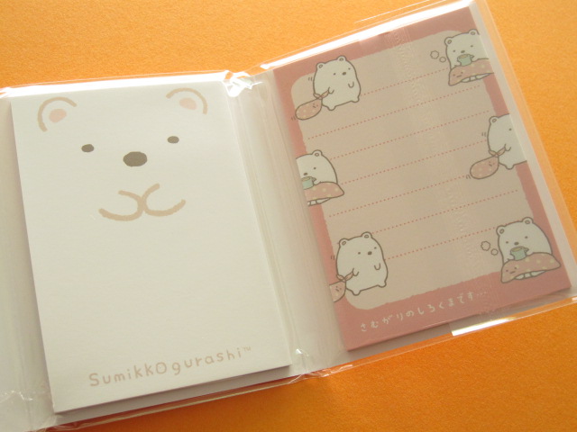 Photo: Kawaii Cute Mini Memo Pad Set San-x Sumikkogurashi *しろくま (MM 26401)