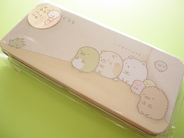 Photo1: Kawaii Cute Versatile Tin Case/Box San-x *Sumikkogurashi (PY34601)