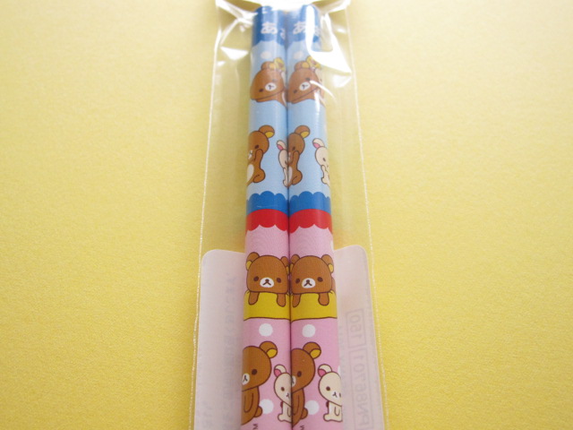 Photo: 2 pcs Kawaii Cute Wooden Pencils Set San-x *Rilakkuma (PN86701)