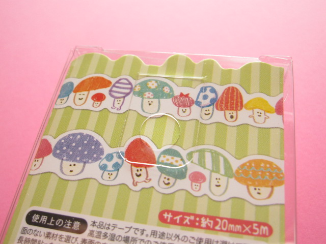 Photo: Kawaii Cute ouchiina Deco Tape Sticker Q-LiA *Mushroom (81100)