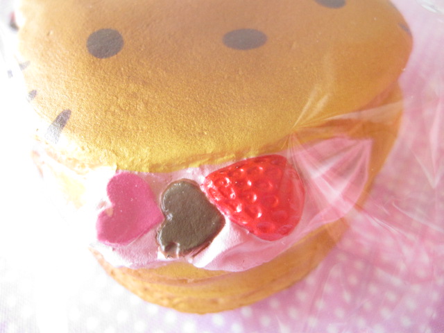 Photo: Kawaii Cute Hello Kitty Lovely Sweets Squishy Keychain Charm Sanrio *Pancake Strawberry Cream 