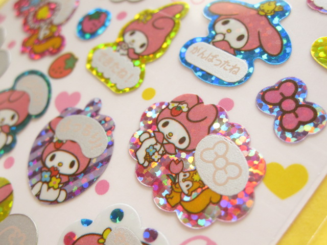 Photo: Kawaii Cute がんばったね Stickers Sheet Sanrio Japan Exclusive *My Melody (11977)