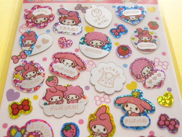Photo: Kawaii Cute がんばったね Stickers Sheet Sanrio Japan Exclusive *My Melody (11977)
