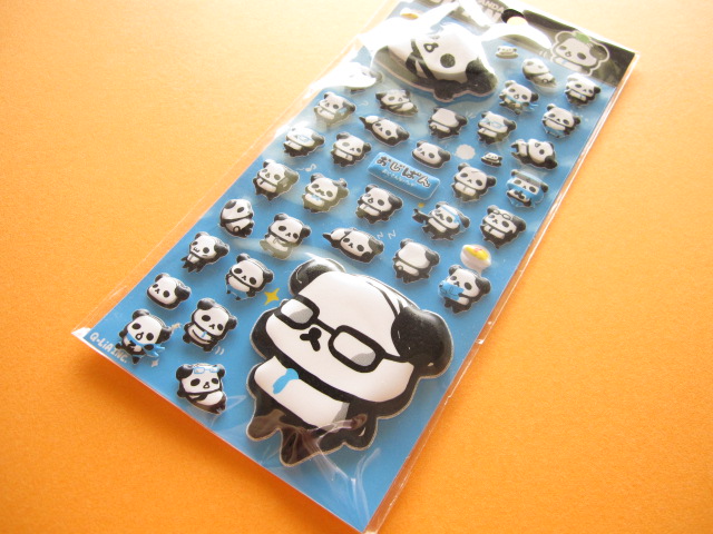 Kawaii Cute Puffy Sticker Sheet Q Lia おじぱん Ojipan Kawaii Shop Japan