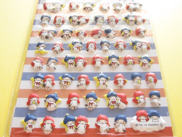 Photo: Kawaii Cute Puffy Stickers Sheet  Sanrio Japan Exclusive *Little Twin Stars (11139)