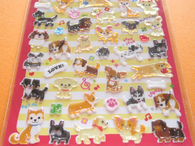 Photo: Kawaii Cute Candy Sticker Sheet Q-LiA *アイラブわんこ (01078)