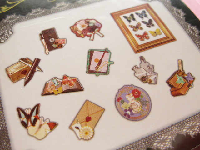 Photo: Petit Musee Sticker Flakes Sack Stead Fast *Antique (7983)