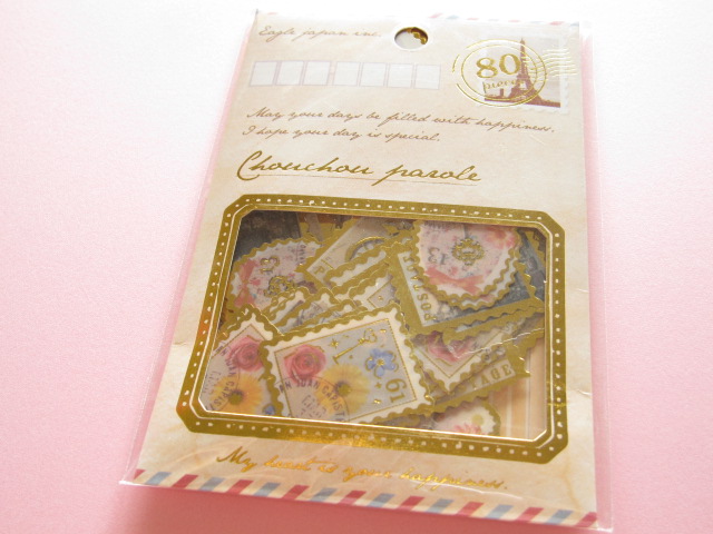 Photo1: Chouchou Parole  Sticker Flakes Sack Eagle Japan *Stamp (CP395)