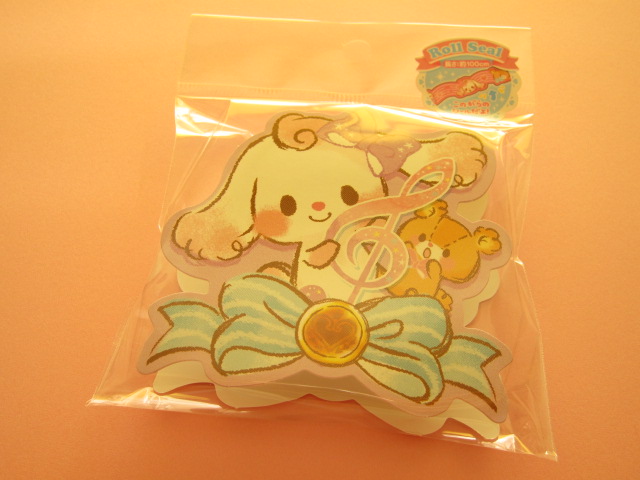 Photo1: Kawaii Cute Roll Seal Deco Tape Sticker Crux *Girly Lop (05286)