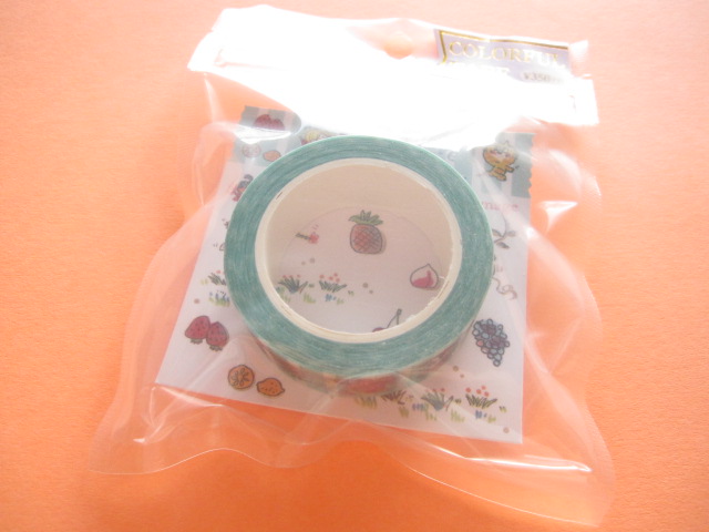 Photo1: Kawaii Cute Masking Tape/Deco Tape Sticker Crux *Ado Mizumori (05310)