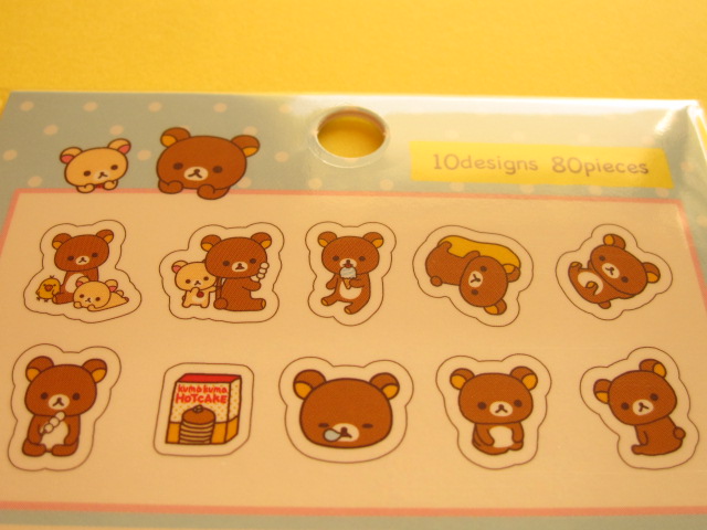 Photo: Seal Bits Kawaii Cute Sticker Flakes Sack San-x *Rilakkuma (SE28801)
