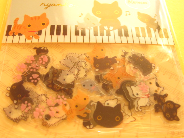 Photo: Seal Bits Kawaii Cute Sticker Flakes Sack San-x *Kutusita Nyanko (SE28806)