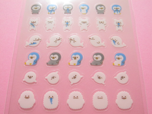 Photo: Kawaii Cute Chima Chimark Sticker Sheet Q-LiA *White Animal (05345)