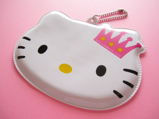 Photo1: Kawaii Cute Hello Kitty Card Case Keychain Furoku