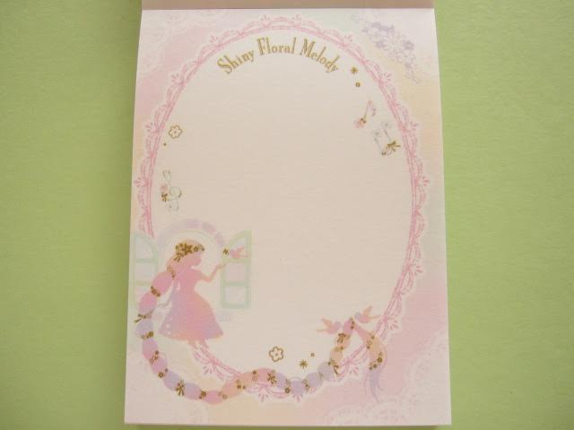 Photo: Kawaii Cute Mini Memo Pad Q-LiA *Shiny Floral Melidy (04513) 