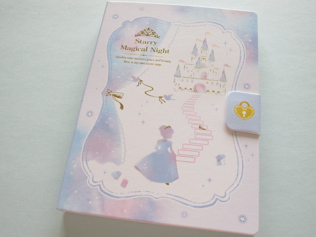 Photo1: Kawaii Cute Large Memo Pad Q-LiA *Starry Magical Night (00551)