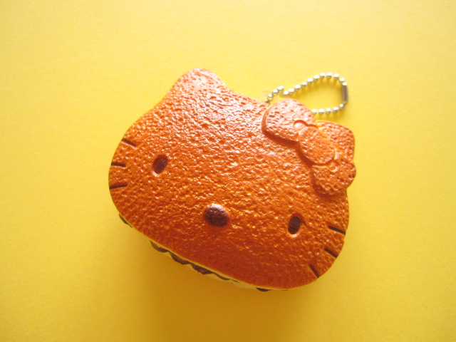 Photo1: Kawaii Cute Hello Kitty Squishy Keychain Charm Sanrio *Dorayaki Pancake