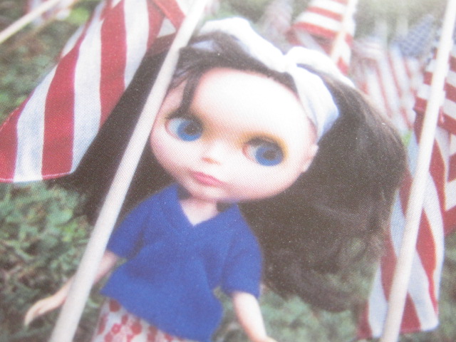 Photo: Cute Blythe Doll Postcard *Flags