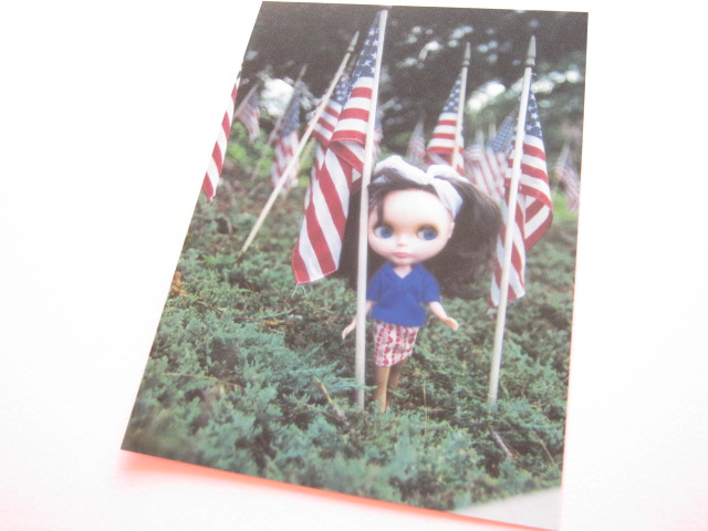 Photo1: Cute Blythe Doll Postcard *Flags