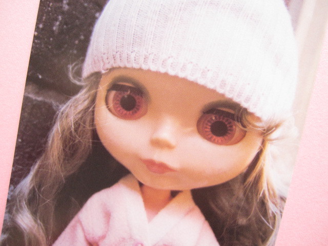 Photo: Cute Blythe Doll Postcard *Baby pink