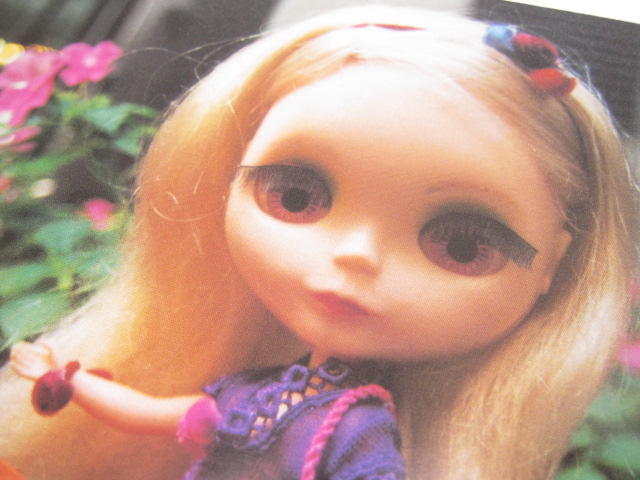 Photo: Cute Blythe Doll Postcard *Orange pantaloons