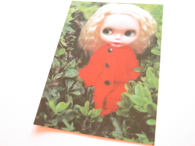 Photo1: Cute Blythe Doll Postcard *Red outfit