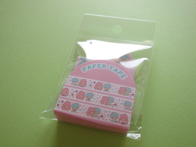 Photo1: Kawaii Cute Masking Tape/Deco Tape Sticker Sanrio Original *Little Twin Stars (07525-6)