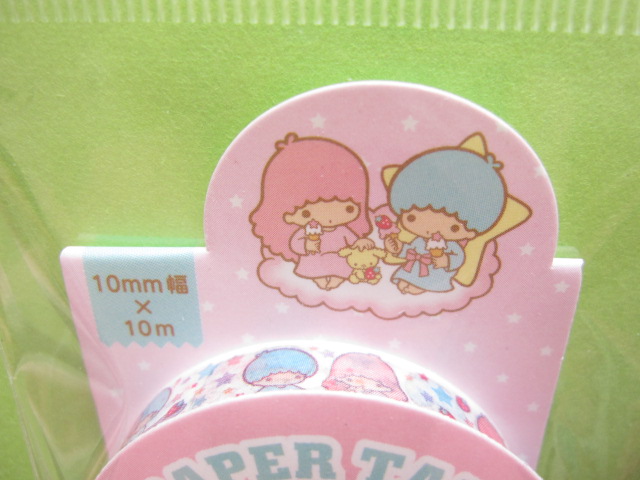 Photo: Kawaii Cute Masking Tape/Deco Tape Sticker Sanrio Original *Little Twin Stars (07525-6)