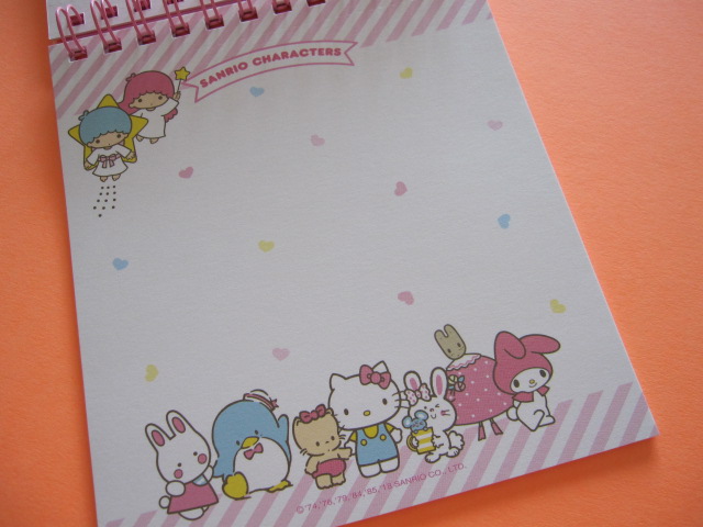 Photo: Kawaii Cute Spiral Medium Memo Pad & Envelopes Set Sanrio Original *Sanrio Characters (44478-2) 