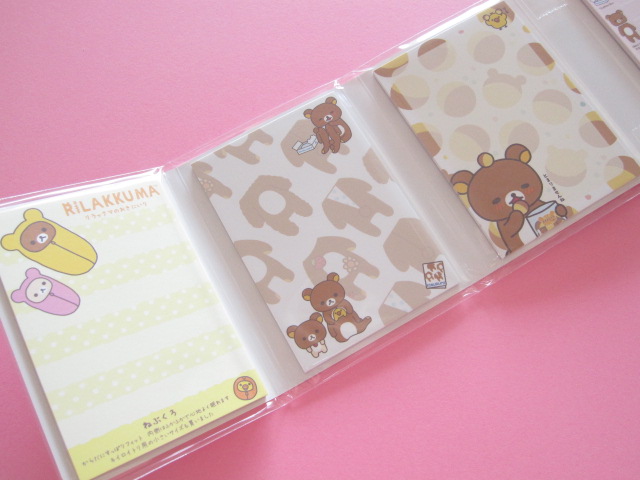 Photo: Kawaii Cute Patapata Mini Memo Pad Set Rilakkuma San-x *リラックマはきぐるみなんです (MW39101)