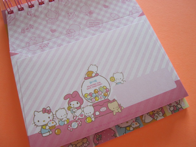 Photo: Kawaii Cute Spiral Medium Memo Pad & Envelopes Set Sanrio Original *Sanrio Characters (44478-2) 