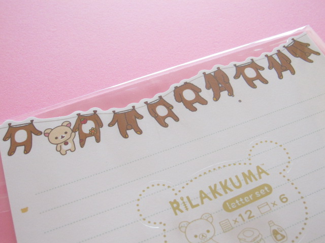 Photo: Kawaii Cute Letter Set San-x Rilakkuma*リラックマはきぐるみなんです (LH64401)