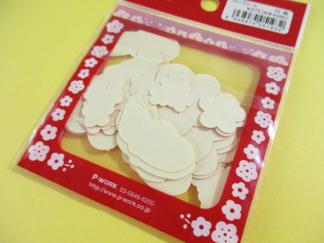 Photo: Japanese Sticker Flakes Sack P-work *梅 Plum (03）