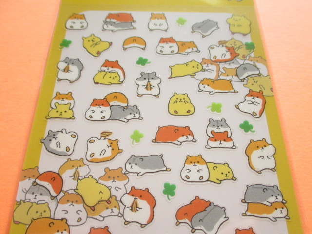 Photo: Kawaii Cute Animal Stickers Sheet Mind Wave *Hamster (79424)