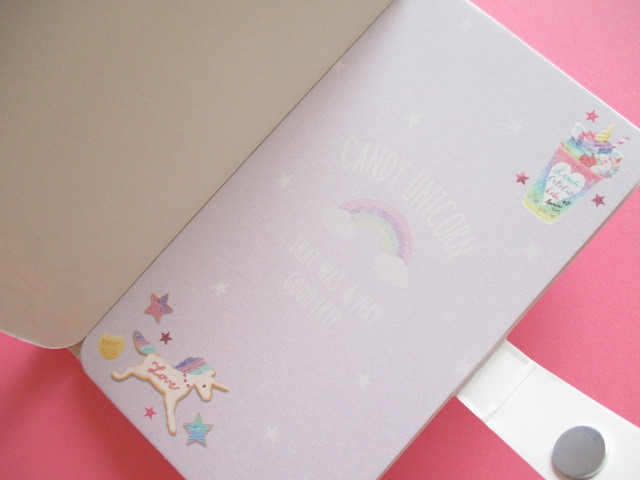 Photo: Kawaii Cute Smapho Medium Memo Pad Q-LiA *Candy Unicorn (30215)