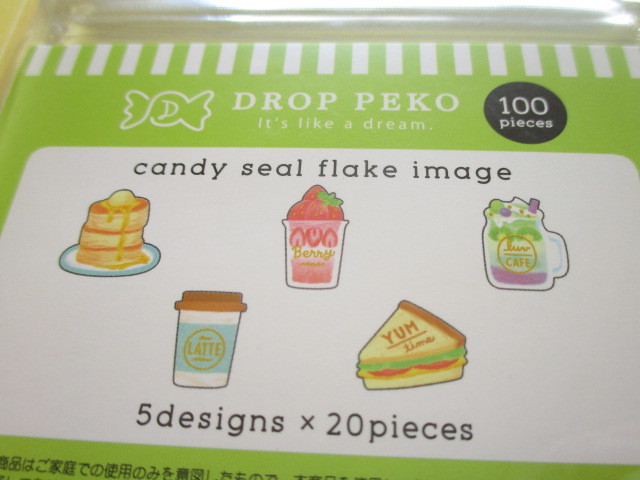 Photo: Kawaii Cute Drop Peko Sticker Flakes Sack Crux *Cafe Time (05865)