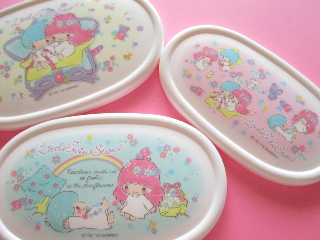 Photo: 3 pcs Kawaii Cute Bento Lunch Box Container Set Sanrio Original *Little Twin Stars (26999-9)